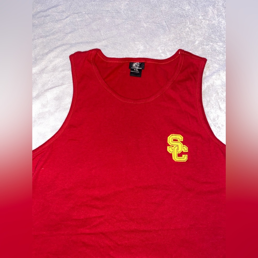 USC MUSCLE SHIRT YOUTH XL